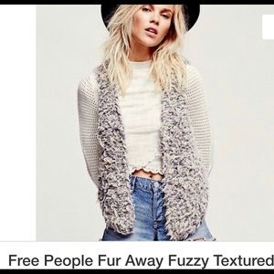 Free people reversible vest.
